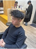MEN’S HAIR/波巻ツイストスパイラル/フェザーパーマ/眉毛/渋谷