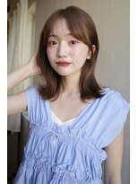 ベル 表参道店(Belle)&nbsp;シースルーバングにくびれミディアム【脇山夏帆】