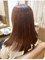 クオリア(QUALIA)&nbsp;甘すぎない大人可愛いピンクベージュ×fiberケラチンTR/髪質改善