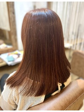 クオリア(QUALIA) 甘すぎない大人可愛いピンクベージュ×fiberケラチンTR/髪質改善