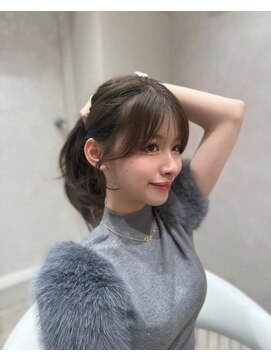 ロンドアヴァントゥス 池袋(Lond aventus) 韓国レイヤー/韓国風/ボブ/髪質改善/黒髪/ブリーチなし〔池袋〕