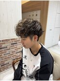 スペインカールメッシュパーマ/メンズパーマ