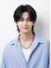 ★男性3番人気★カット+カラー+眉カット+最高級マイクロバブル