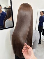 アールサロンギンザ(Rr SALON GINZA) 【カラー+髪質に合わせた髪質改善 】RrSALON HydroXE TR