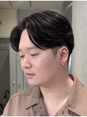 【Zina】刈り上げセンターパート/曲がる縮毛矯正