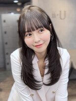 アイユー(ii+U) 中顔面短縮!レイヤーカット!