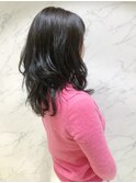 重軽バランスで艶髪☆アレンジしやすい美髪セミロングヘア
