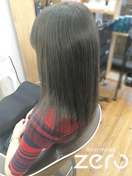 ヘアメイクゼロ 坂戸駅前店(hairmake zero) アデイクシーカラー　サファイア　グレーパール