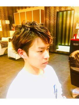 アビアンドアッシュ(Abi&Ass) メンズ ウェーブヘアー