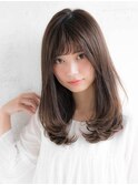 まとまり内巻きレイヤースタイル！