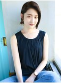 天神【BIRTH】ミニボブミルクティーブラウン束感ショート8