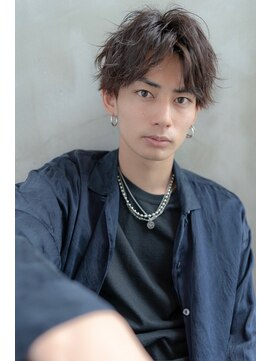 ケアリー 武蔵小杉(Carelly) メンズアップバング×束感ショートマッシュ