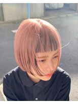 アルカナ 明治神宮前原宿(ARCANA) ピンクカラー　インナーカラー　サーモンピンク