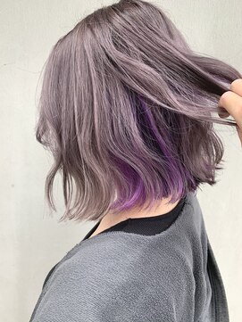 ザワン(the one .) 【the one.】インナーアメジストのシルバーグレージュ -HIROMI-