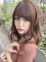 シルクレイ 吉祥寺店(Silk-lei) 大人かわいい前髪ありのテラコッタベージュ30代Silk-lei吉祥寺