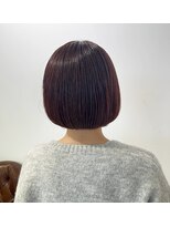 アドラーブル 万代店 (adorable)&nbsp;【大人ショート】ミニボブ 艶カラー　10代20代30代