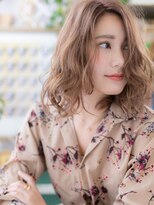 カバーヘア ブリス 志木南口駅前店(COVER HAIR bliss)&nbsp;大人ラフウェーブ外国人風オンブレこなれ感a志木20代30代40代