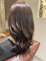 ムーン(moon)&nbsp;#チェリーブラウン #フェミニンロング #ダークアッシュ