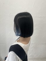 プライズ 表参道原宿店(prize)&nbsp;透明感カラーブルーイヤリングカラーボブ