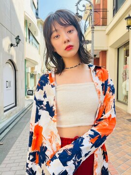 エイミー(Aimee) Aimee 町田　シースルーバング×アッシュグレージュ