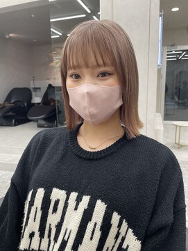 ロンド マーレ 天神大名店(Lond mare) イメチェン/チェリーブラウン/フェミニン/ダークアッシュ/束感