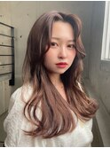 シースルーバングで魅せる大人美人くびれヘア