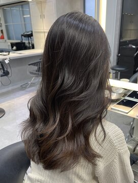 ロンドアヴァントゥス 池袋(Lond aventus) 韓国レイヤー/韓国風/ボブ/髪質改善/黒髪/ブリーチなし〔池袋〕