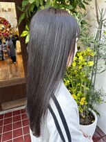 アン(Hair make un)&nbsp;グレージュカラー【インナーカラー/ダブルカラー/ブリーチ/韓国