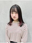 イヤリングカラーピンク