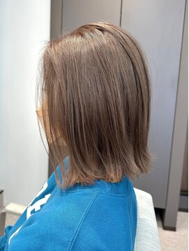 ソワ 錦糸町(soi) タッセルボブ_ 前髪パーマグレーベージュ