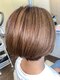 美容室ノザキ(NOZAKI)の写真/他ではできない”明るい仕上がり”の白髪染めが人気♪気になる白髪もお洒落にカバーして大人女性の魅力UP☆