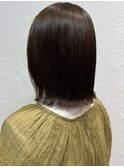肩ラインの結べるボブ