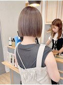 小顔タッセルボブ×ぱつっとボブ[美髪/縮毛矯正/横浜韓国]