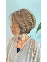 40代/50代/絶壁解消・前下がり・ショートボブ【浅野】