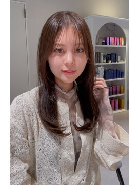 アム(amu) レイヤーカット/2wayバング/ロングレイヤー/シースルー前髪