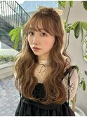 【kumu】春カラー/透明感/ベージュ/韓国/ロング/レイヤーカット