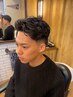 人気No.1★【Men's】圧倒的支持率NO.1　カット＋ルドローパーマ(濡れパンOK)
