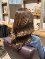 アンジェ(ange)&nbsp;明るめブラウンカラー_伊藤美羽