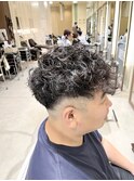 ◆フェードカット×スペインカール◆【北川】