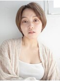 大人可愛い小顔魅せショート208