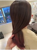 ランダムインナーカラー