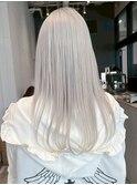 ロングおくれ毛前髪カット韓国ヘア美髪_ba553481