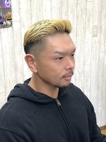 バーバー タカバタ 福井(Barber TAKABATA)&nbsp;ダブルカラー/ブリーチ/フェード/フェザーパーマ/サーフカール