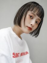 ギークス(GEEKS)&nbsp;【GEEKS渋谷】オン眉ボブ/アンブレラカラー/初ブリーチ/秋カラー