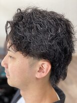 ヘア ナヴォーナ 大浦店(hair NAVONA)&nbsp;アップバング　ピンパーマ
