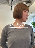 大阪梅田/ストレートボブ/イメチェン/ボブ/切りっぱなしボブ