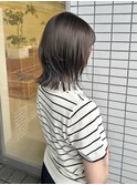 20代30代40代 オリーブグレージュ/ミディアムレイヤーボブ