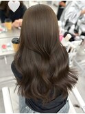 アッシュブラウン オリーブブラウン 透明感カラー