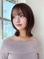 アフロート ディル(AFLOAT D'L)&nbsp;ミディアムレイヤーカットが大人気！小顔見せ似合わせカット