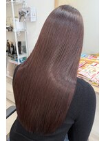 モクヘアー(moc hair) シルキーピンク艶ロング